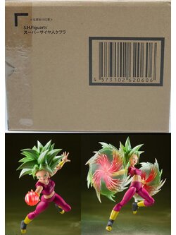 (เหลือ1ชิ้น ทักแชทก่อนโอน) 4573102620606 (p-bandai) s.h.figuarts super saiyan kefla-dragon ball