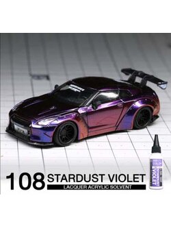 8858878601088 raditz 108S Stardust Violet 60ml. เฉดโลหะ ม่วงไวโอเลต