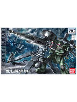 ฺBandai 4573102685018 hG 1/144 Zaku Big Gun [Gundam Thunderbolt Anime Ver.]