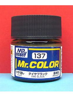 mr.color 137 tire black 10ml.