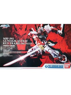 4549660186298 Limited Gundam BASE Tokyo PG 1/60 Gundam Astray Red Frame (Metallic) กล่องบุบนิดหน่อย