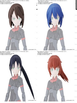 4573102617514 30MS OPTION HAIR STYLE PARTS VOL.2 ALL 4 TYPES