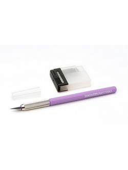 69918 modeler's knife (สีม่วง) + ใบอะไหล่ 25 ชิ้น