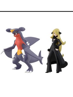 Preorderเข้า1-2/2026 รบกวนสั่งแยกกับสินค้ารายการอื่นครับ 4570117926754 POKÉMON SCALE WORLD SINNOH REGION CYNTHIA & GARCHOMP