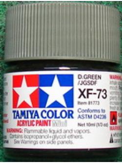 81773 acrylic mini (flat) xf-73 dark green (JGSDF)