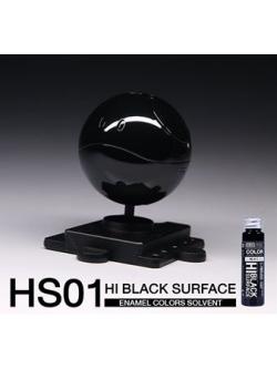 8858878800008 raditz HS-01_Hi_Black_Surface_For_Chrome_35ml. (รองพื้นสีดำเงา สูตรอินาเมล สำหรับสีตระกูลโครม)