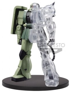 4983164166095 mobile suit gundam internal structure ms-06f zaku ii (ver.a)ครึ่ง