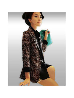 kudapy เสื้อสูทแฟชั่นลายเสือสวยหรูสไตล์เกาหลี