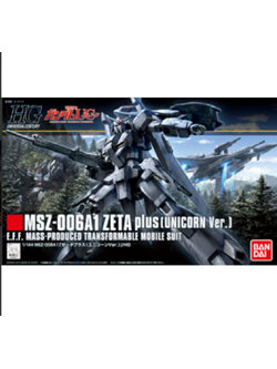 Bandai 4573102604026 hg1/144 182 zeta plus (unicorn ver.)