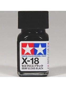 80018 Enamel X18 semi gloss black
