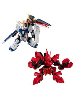 Bandai candy toy 4549660959298 Mobility Joint Gundam RX-93ff νGundam & MSN-04FF Sazabi Set