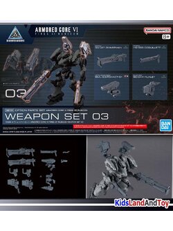 Bandai 4573102683366 30MM OPTION PARTS SET ARMORED CORE Ⅵ FIRES OF RUBICON WEAPON SET 03