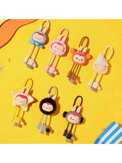 6941448683063 แบบสุ่ม สายชาร์จ ล่าบูบู้ drunk in sea-cable blind box Iphone