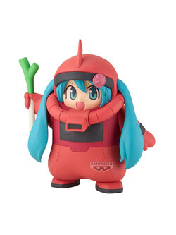 Preorderเข้า 3-4/2026 รบกวนสั่งแยกกับสินค้ารายการอื่นครับ Banpresto 4573102711342 GUNDAM 45TH×HATSUNE MIKU FIGURE CHAR'S ZAKU COSTUME [HATSUNE MIKU VER.]