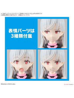 Bandaii 4573102683571 30MS OPTION FACE PARTS FACIAL EXPRESSION SET 8 [COLOR B]