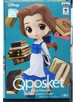 (เหลือ 1 ชิ้น รอเมล์ฉบับที่2 ยืนยัน ก่อนโอน) 4983164356823 Banpresto 35682 Q POSKET DISNEY CHARACTERS-BELLE COUNTRY STYLE-(A NORMAL COLOR VER) //สูง14cm