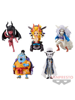 (ได้ครบ 5 แบบ) One Piece - Wanokuni Onigashima 6 World Collectable Figure 4983164198393