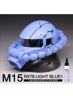 8858878700158 raditz M15 RX78 LIGHT BLUE1 (gloss) 60ml. สีฟ้า1 rx78