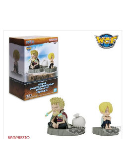 Banpresto 4983164889000 WCF One Piece-Log Stories-Sanji & Zeff