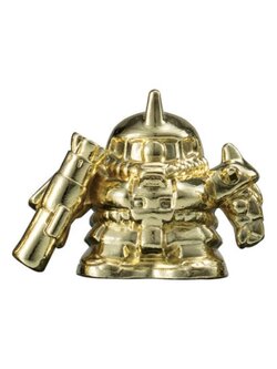 Gashapon Bandai '2111256805 04ทอง Ms-06s char's zaku II Gold Mobile Suit Gundam Diecast Gashapon Warriors Series