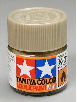 81531 acrylic mini x-31 titanium gold