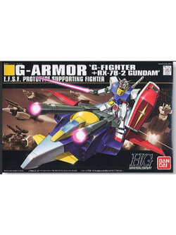 Bandai 4573102603944 hg1/144 050 g-armor g-fighter+rx-78-2