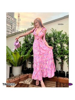 kudapy Set 2 ชิ้น เสื้อบรา ผูกโบว์ + กระโปรงยาว เซกซี่เบาๆทริปไปเที่ยวทะเลจัดเลยค่ะ