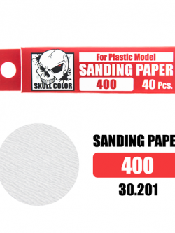 (skull) 30.201 sanding paper #400 (40pcs.)
