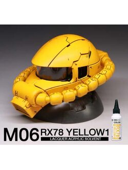 8858878700068 raditz M06 RX78 YELLOW1 (gloss) สีเหลือง1 เงา 60ml.