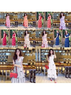 kudapy MaxiDress แม็กซี่เดรสยาว ไหล่ระบาย ผ้าไหมอิตาลี่ ใส่แล้วดูขับผิวสุดๆ