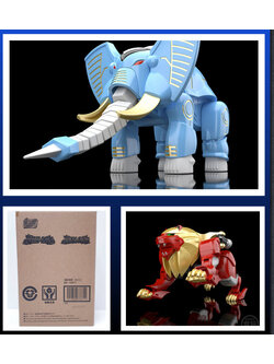 Bandai 4549660737711 smp hyakuju gattai gaolion & gaoelephant