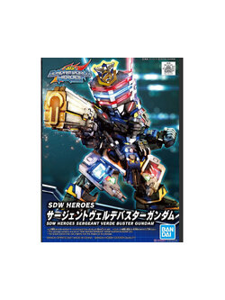 Bandai 4573102615503 SDW HEROES SERGEANT VERDE BUSTER GUNDAM