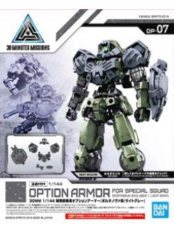 Bandai 30MM 1/144 OPTION ARMOR FOR SPECIAL SQUD [PORTANOVA EXCLUSIVE/LIGHT GRAY]]*ไม่รวมหุ่น*