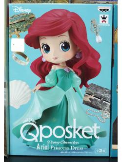 4983164356847 Q POSKET DISNEY CHARACTERS-ARIEL PRINCESS DRESS-(A GREEN DRESS)
