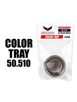 (zeon plamo) 50.510 color tray (6 ชิ้น)