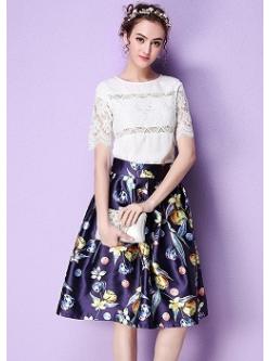 เสื้อผ้าชีฟองเนื้อดีสีขาว