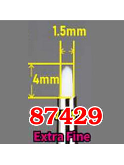 (เหลือ1ชิ้น ทักแชทก่อนโอน) (GodHand) GH-EBRSP-DG 87429 brushwork PRO dry-brushing Extra fine พู่กันดรายบรัช ด้ามฟ้า ปลายกลม