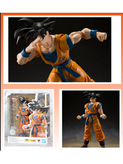 (เหลือ1ชิ้น) 4573102634818 s.h.figuarts son goku super hero