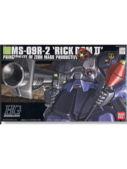 Bandai 4573102631428 hg1/144 043 rick domII ms-09R-2(HG1/144)