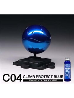 8858878000048 (raditz) C04 Clear Protect Blue 35ml. (enamel)