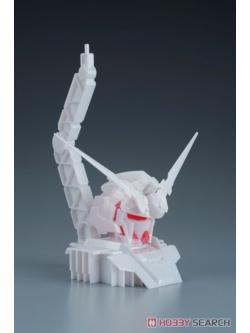 Monthly Gundam A Special Issue Gunpla A Special - Appendix:Unicorn Gundam Head Display Base Metallic Ver. (Hobby Magazine)