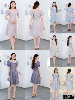 kudapy เดรสสั้นสีเทาเงิน/สีฟ้า/สีทองแชมเปญ/สีม่วงอ่อน แขนตุ๊กตา ทรงอกหัวใจ เนื้อผ้า Glitter ละเอียด สวยเด่นแต่ไม่เว่อร์ ผ้าไม่ยืด มีซับใน ไม่บาด ไม่คันผิว