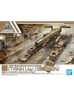 Bandai 4573102606976 30MM 1/144 EXTENDED ARMAMENT VEHICLE (TANK VER.)[BROWN]