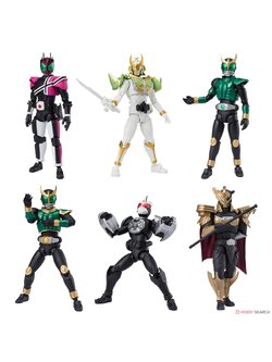 Bandai candy toy 4570117912108 (ได้ครบ7แบบ set 7) shodo-xx (double cross) kamen rider 06