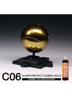 8858878000068 (raditz) C06 Clear Protect Cosmo Gold 35ml. (enamel)