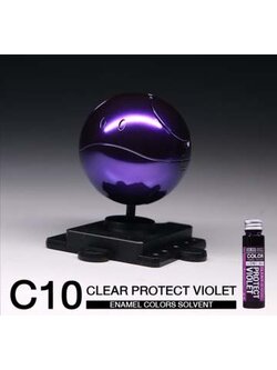 8858878000108 (raditz) C10 Clear Protect Violet 35ml. (enamel)