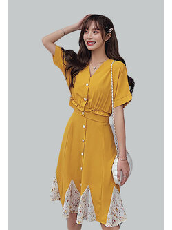 ชุดเข้าเซทสีเหลืองมัสตาร์ด