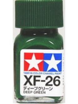45135576 tamiya 80326 Enamel (Flat) XF26 deep green