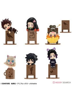 (เหลือ1ชิ้น ทักแชทก่อนโอน) 535123831072 (Jp lot ) Ochatomo Series Demon Slayer: Kimetsu no Yaiba (Set of 6)