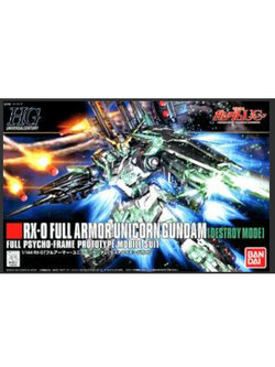 Bandai 4573102580054 hg1/144 178 Full Armor Unicorn Gundam (Destroy Mode)
